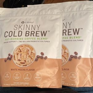 2 unopened bags of It works! Skinny Cold Brew Fat-burning coffee blend